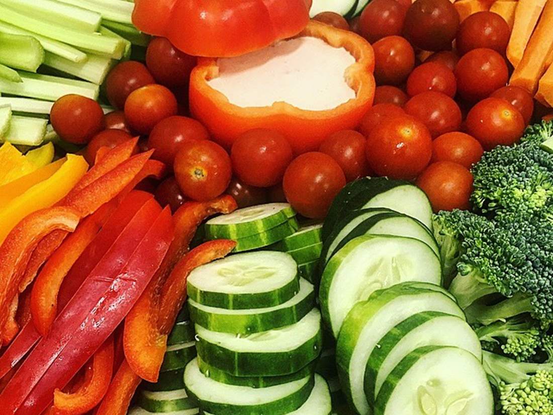 catering vegetable platter