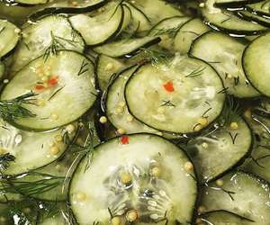 marinated cucumber salad